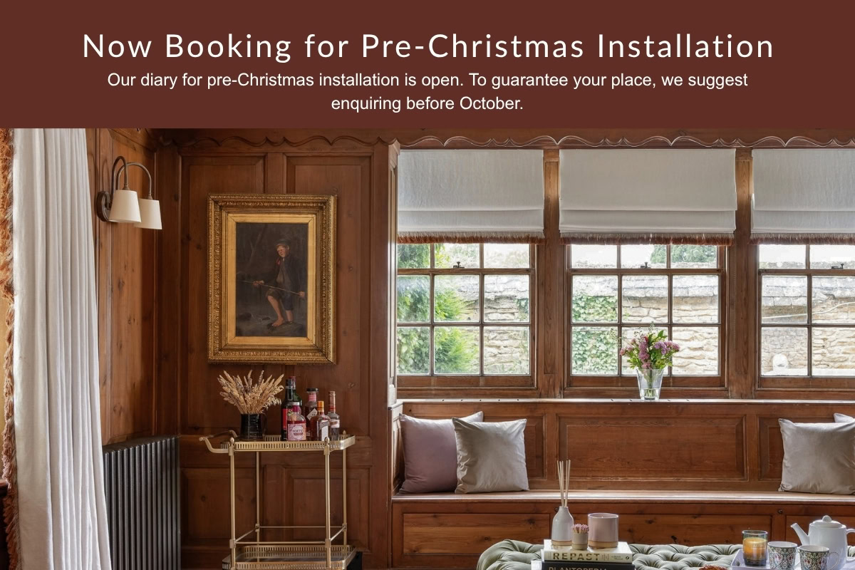 Now booking for pre-Christmas installation